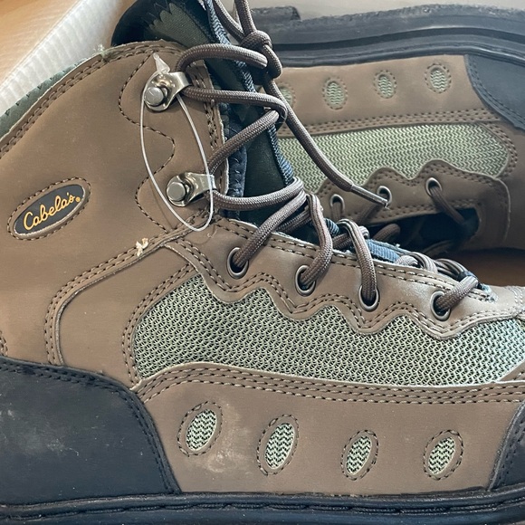Cabela’s Men’s Ultralight 2 Wading Boots – Brown/Olive – Size 11 EEE (Wide) - Picture 1 of 7